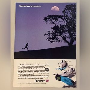 Reebok 1989 Magazine Advertisement